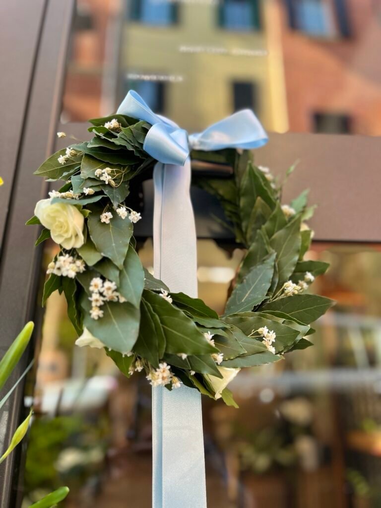 corona di alloro per laureato